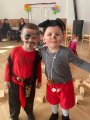 Dětský maškarní - maska dětí pirát a mikimaus
